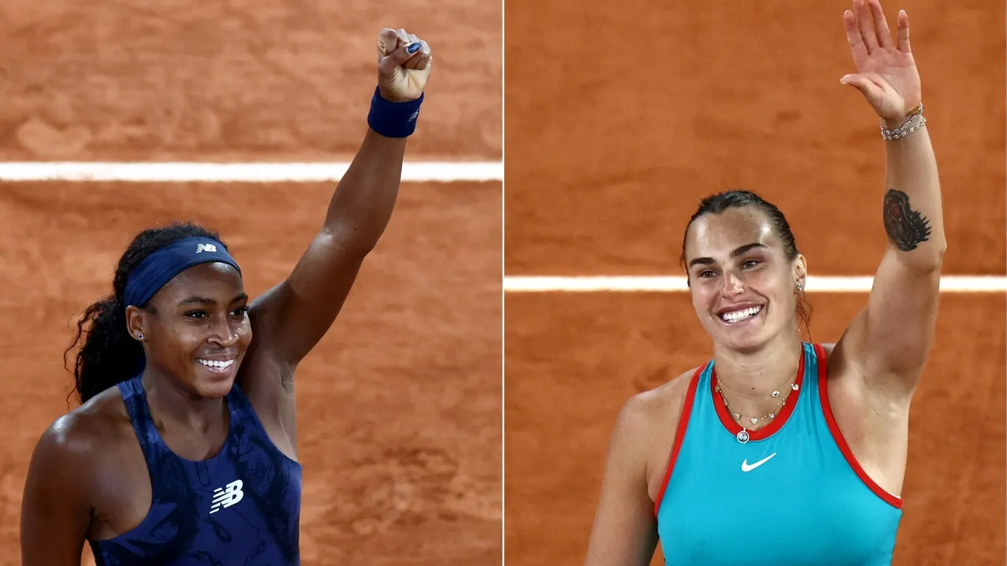 Coco Gauff No. 2 Hadapi Aryna Sabalenka No. 1 di Final Tunggal Putri Prancis Terbuka